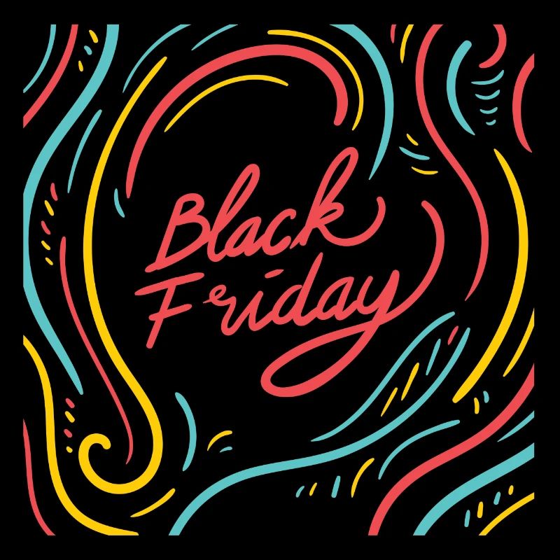 Black Friday Geschenke. Einkaufen. Shoppen bis zum Umfallen.