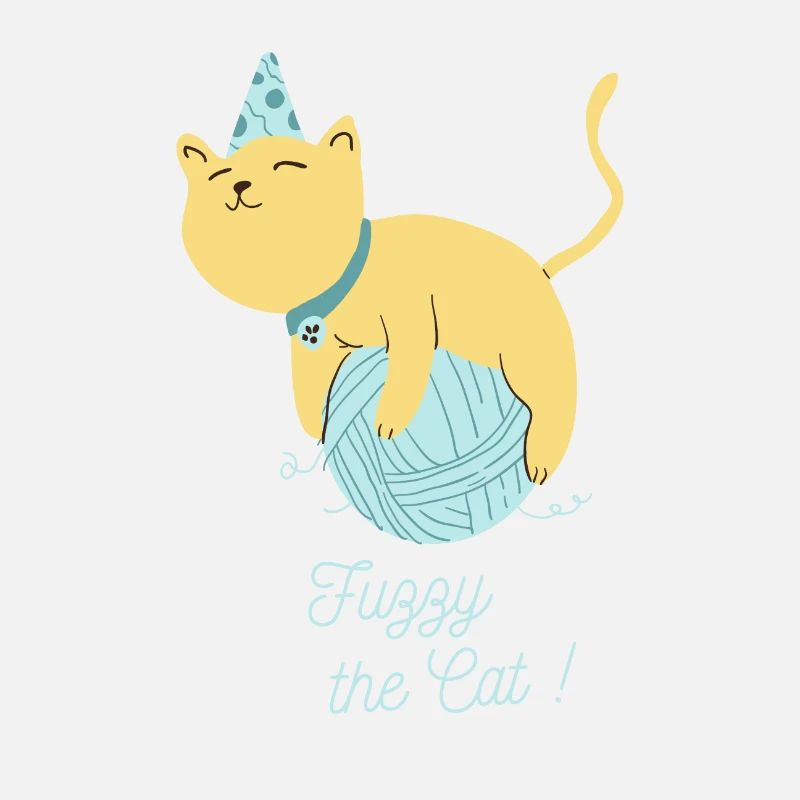 floue le chat mignon