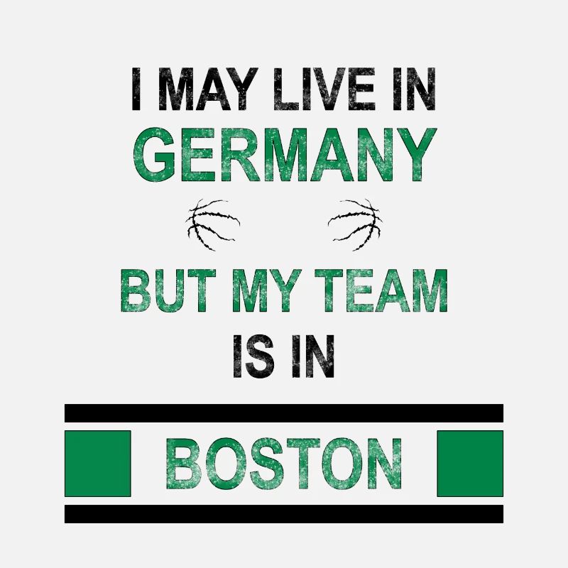 Mon équipe est à Boston | Conception des fans des Celtics