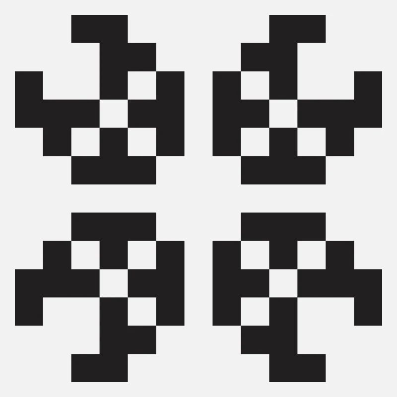 Pixel Figur Programmierer Webdesigner Geschenk