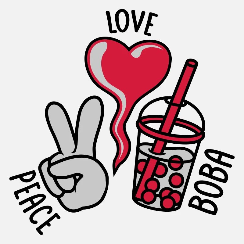 Devise Paix Amour Boba