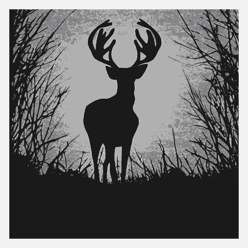 Hirsch im Wald