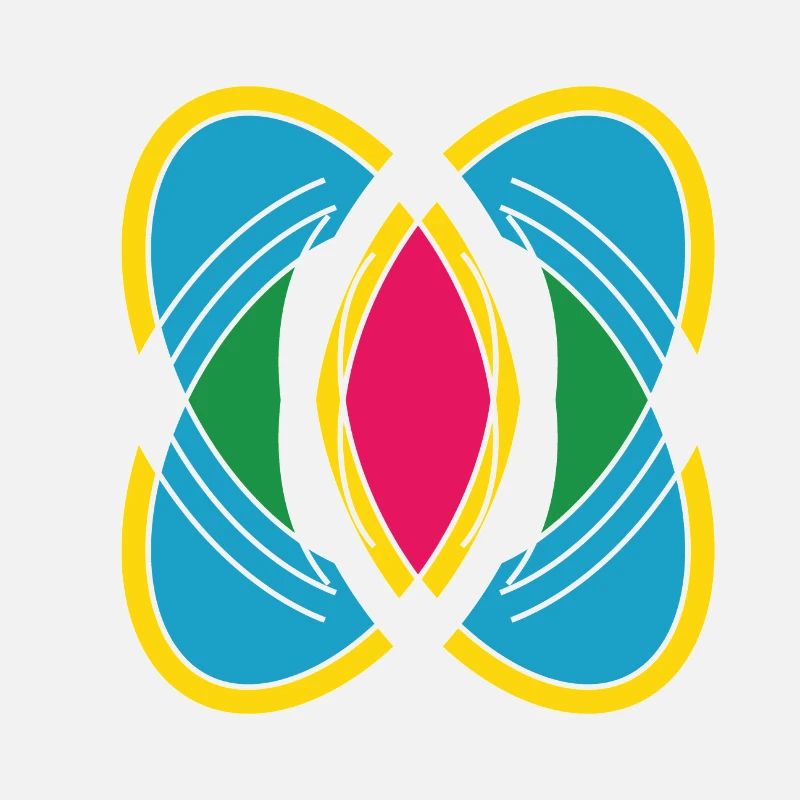 Abstract with different colors and patterns