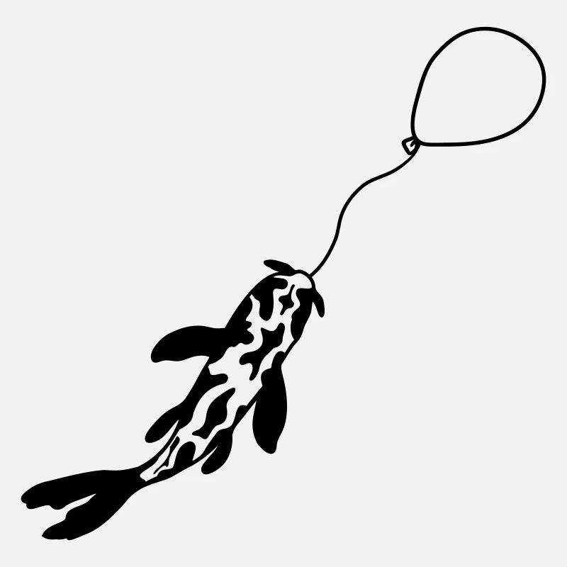 Ballon de poisson Koi pêché