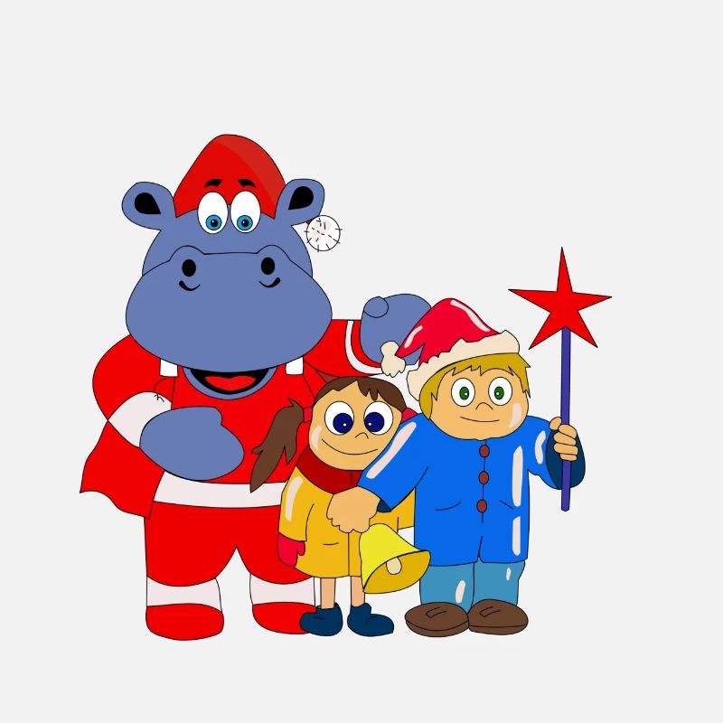 weihnachten christmas hippo geschenk geschenkidee