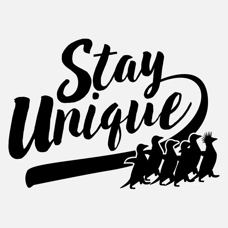 Stay Unique Penguin Punk