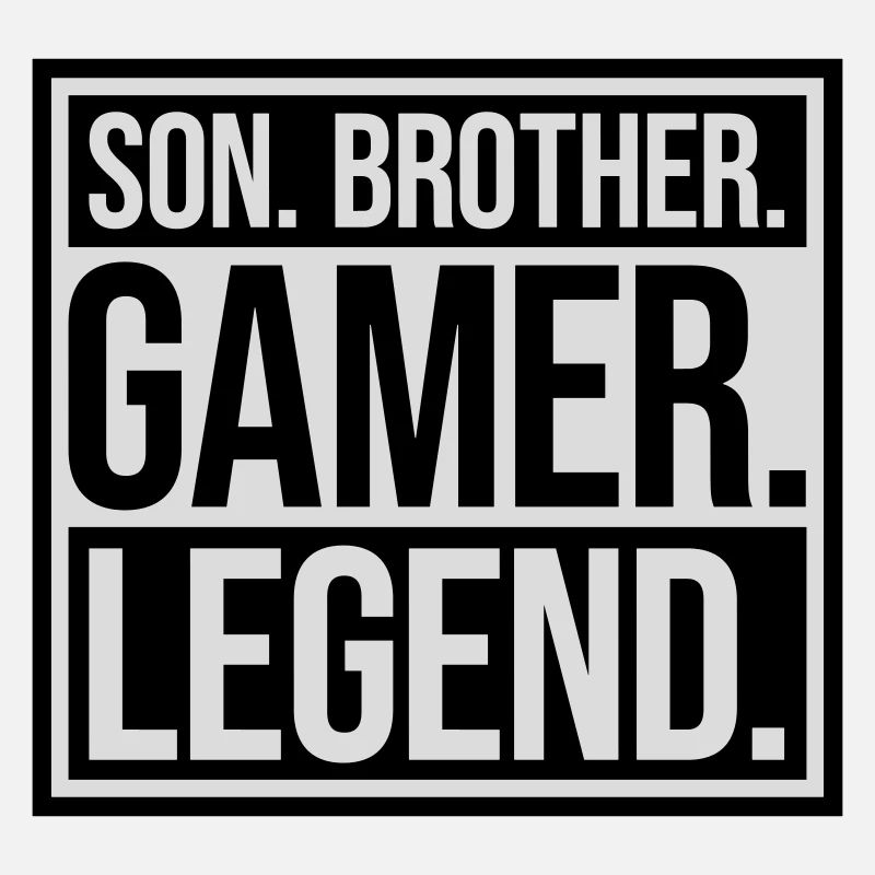 Fils Frère Gamer Légende