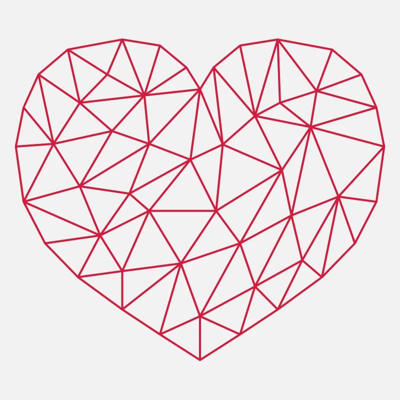 Grid Heart Pattern