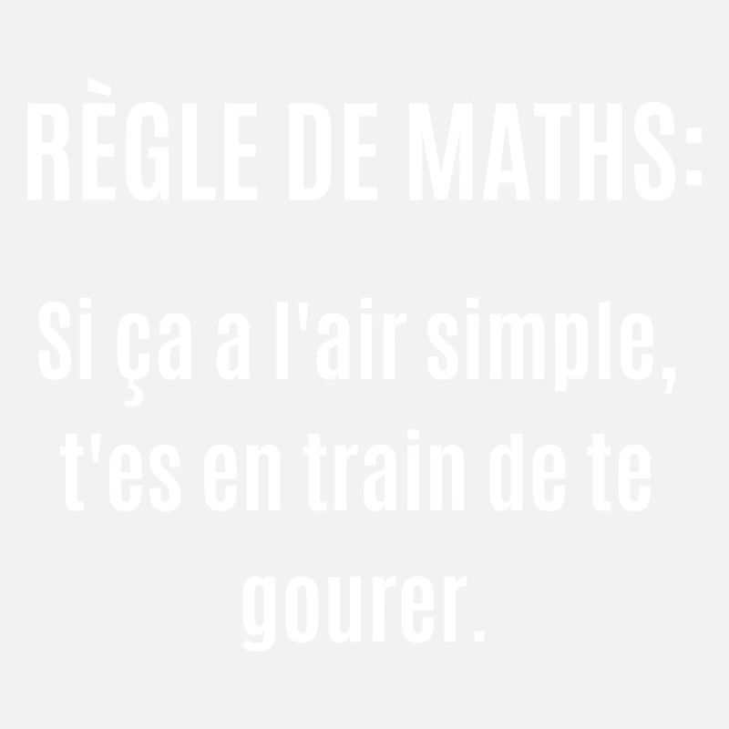 règle de maths