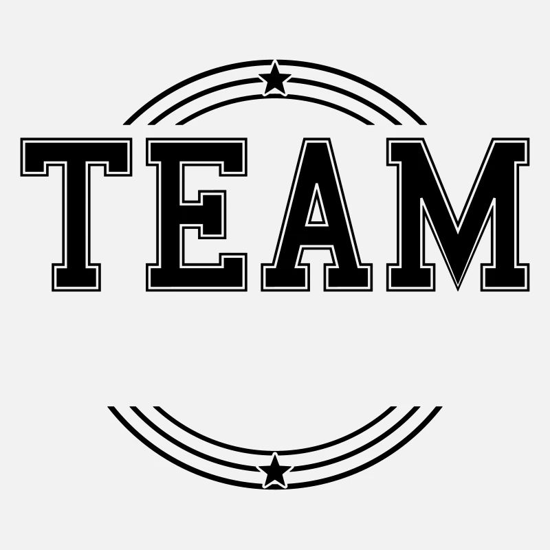 Team Circle Template Customizable own text