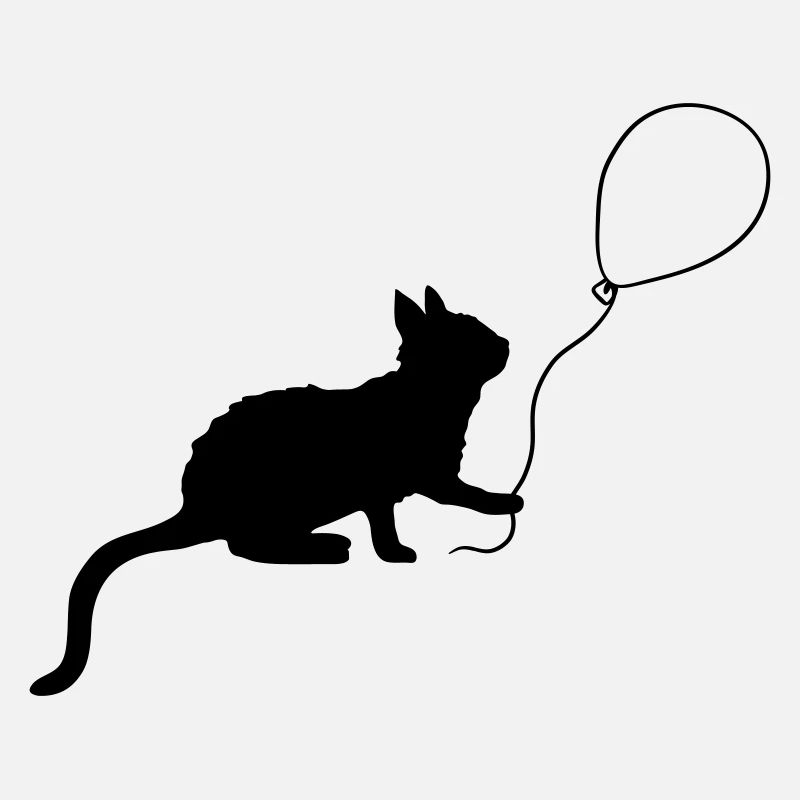 Balloon Kitten joue contour