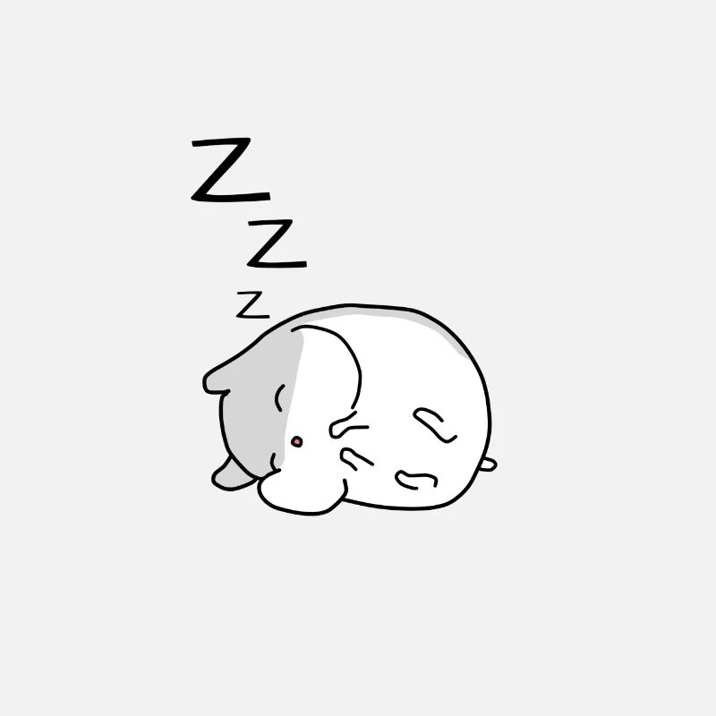 Hamster endormi mignon