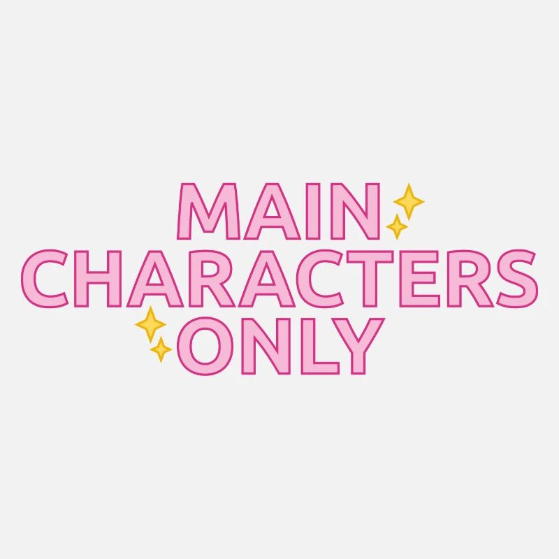 Statement-Design „Main Characters Only"