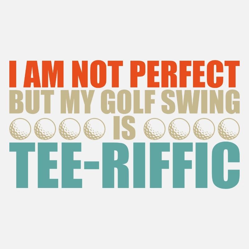 Golf Player Tee-Riffic Golf Swing