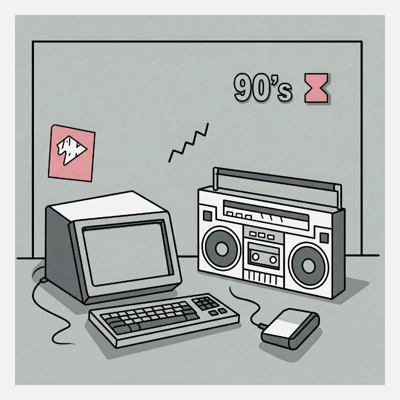 90s cult objects : Walkman, computer and Co.