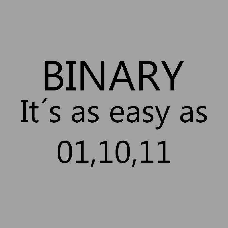 Binary - It´s as easy as 01 10 11 Computer Science