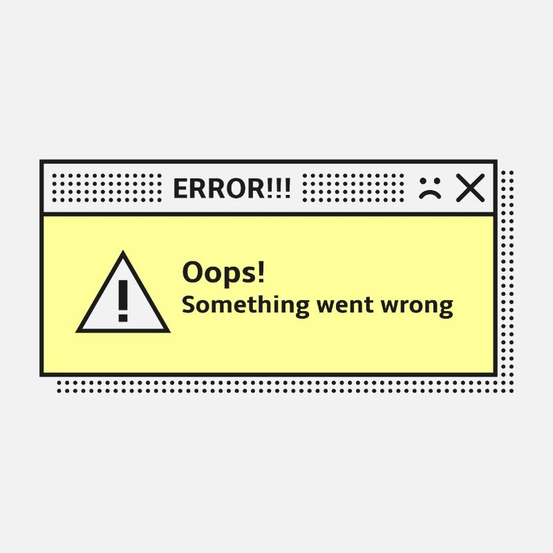 Warnmeldung Systemdialog Fehler Computer
