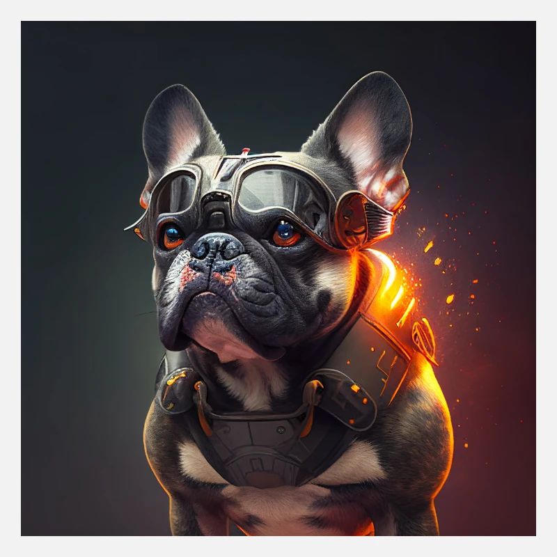 Conception de bouledogue français
