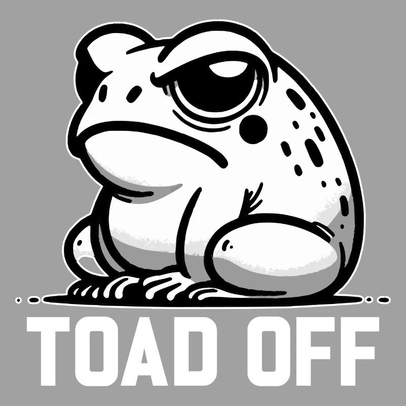 Vintage Frog Toad Meme Grumpy Frog Don't Toad Me
