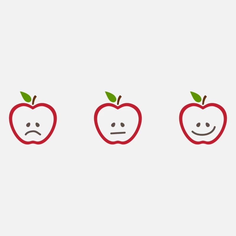 Apples with different faces