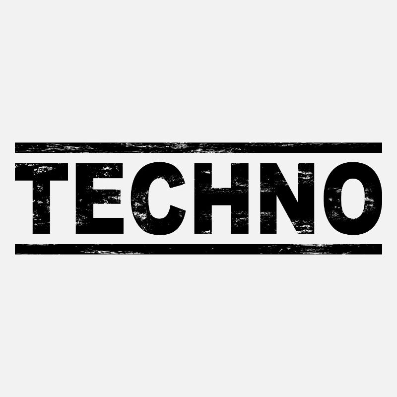 Techno - techno music symbol