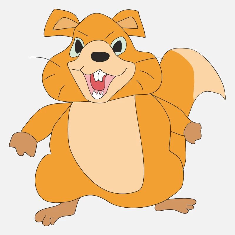 Lustiges kleines Eichhörnchen