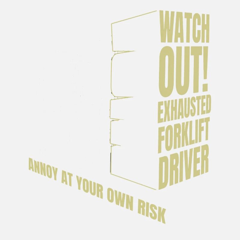 Exhausted Forklift Driver Risk Operator Forklift