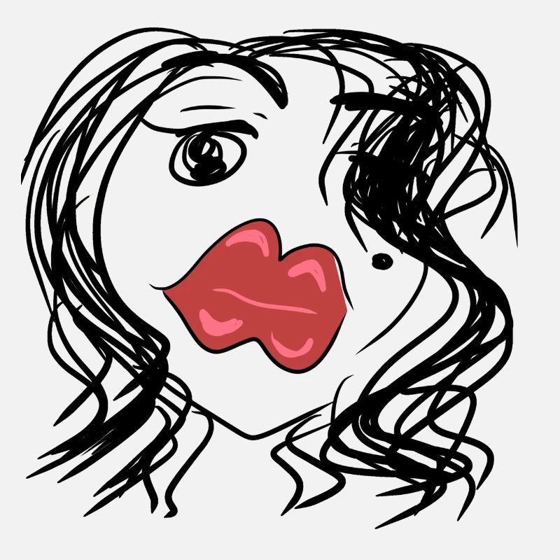 red lips