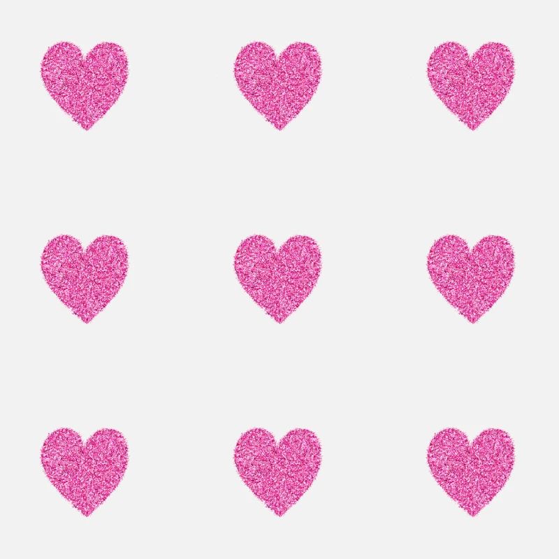 pink glittering hearts heart pattern