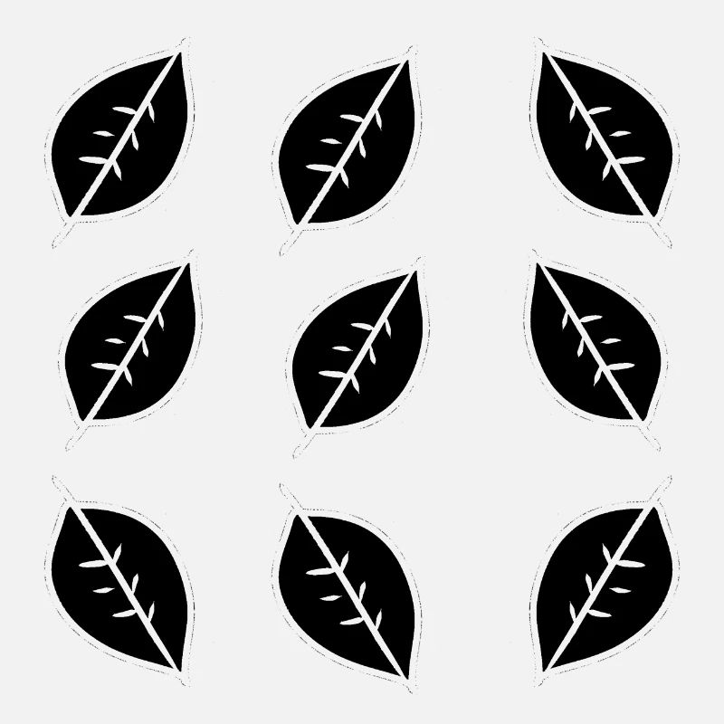 Pattern Leaf Leaves Frame Shape Nature