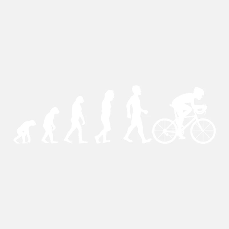 Evolution cyclistes de course de vélo de course cadeau