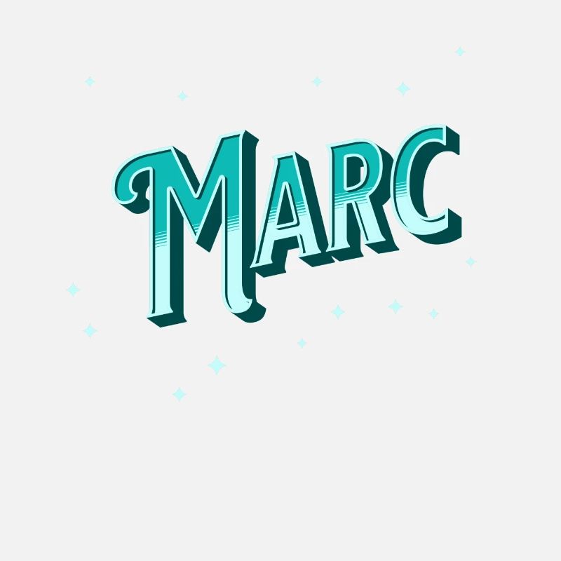 Marc name personalized