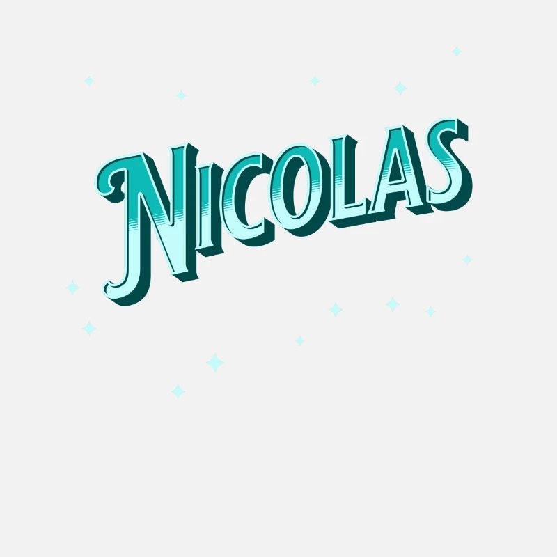 Nicolas' name personalized