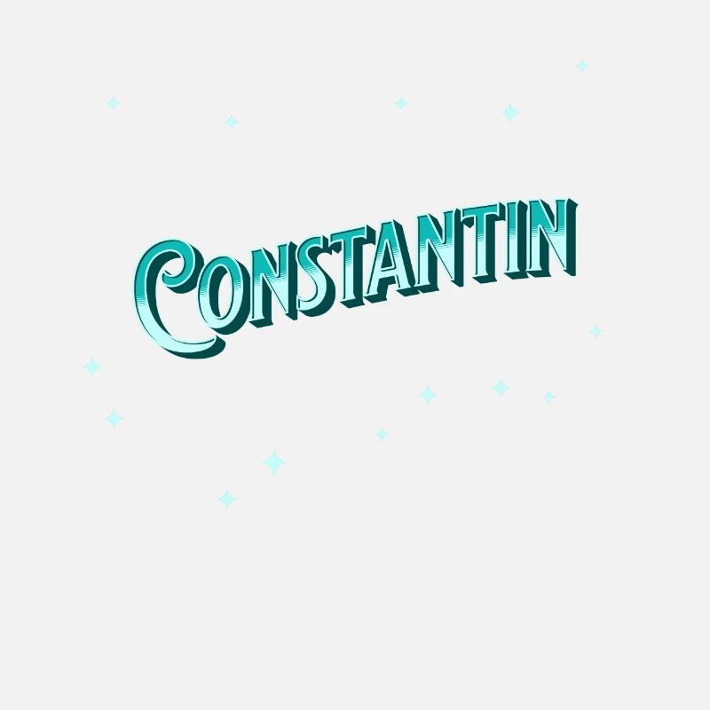 Constantin name personalized
