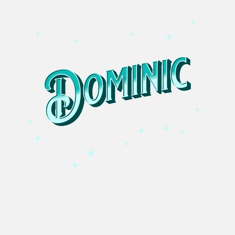 Dominic's name personalized
