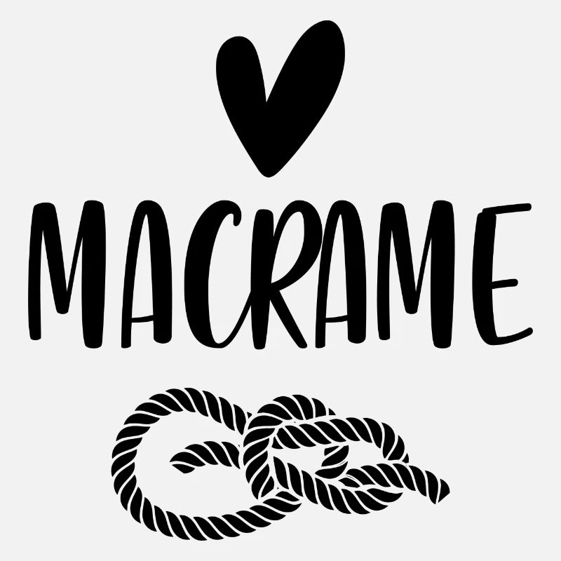 Macramé Art Boho Look Cadeau macramé Créatif