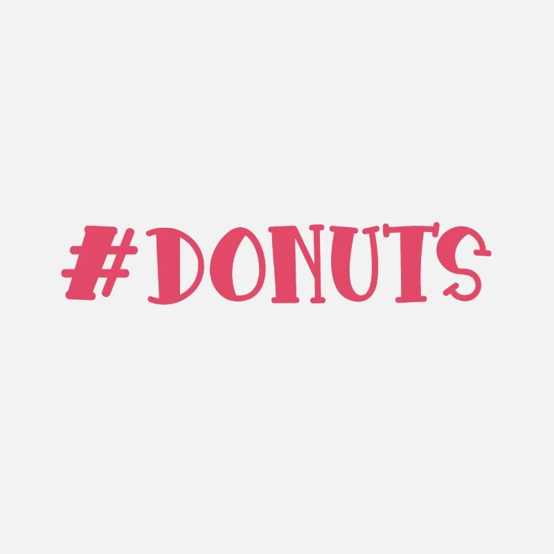 Donuts Hashtag Geschenkidee