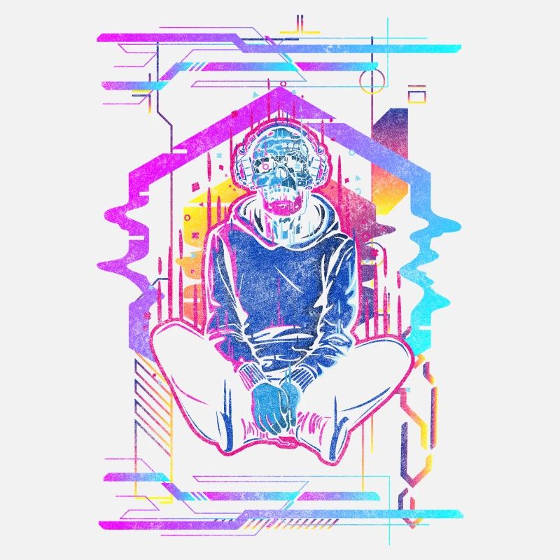 Future Android Neon Gaming