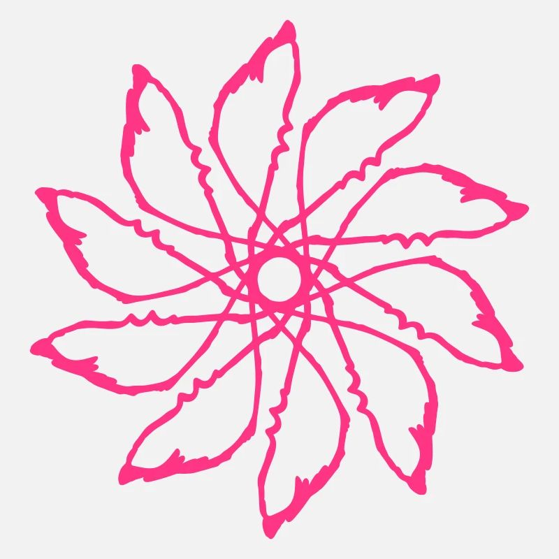 Random patterns circled Vectorgraphic