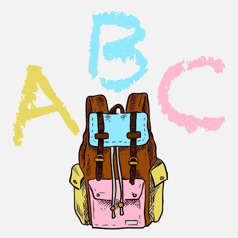 ABC with backpack