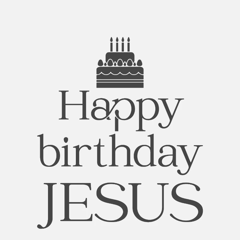 Conception chrétienne de Noël Joyeux anniversaire Jésus