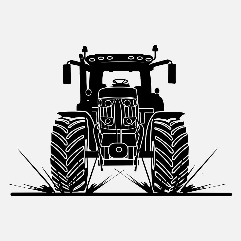Traktor durch Schlamm