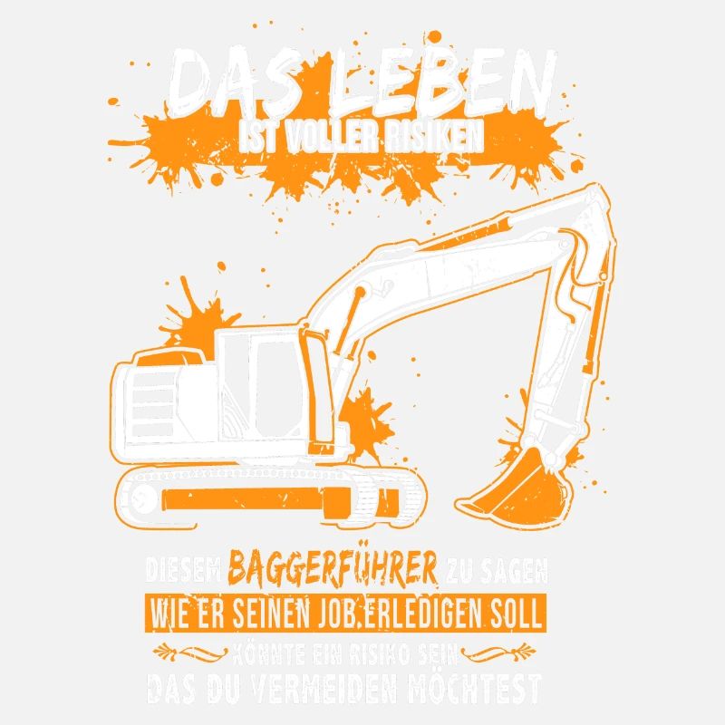 Baggerführer mit Bagger