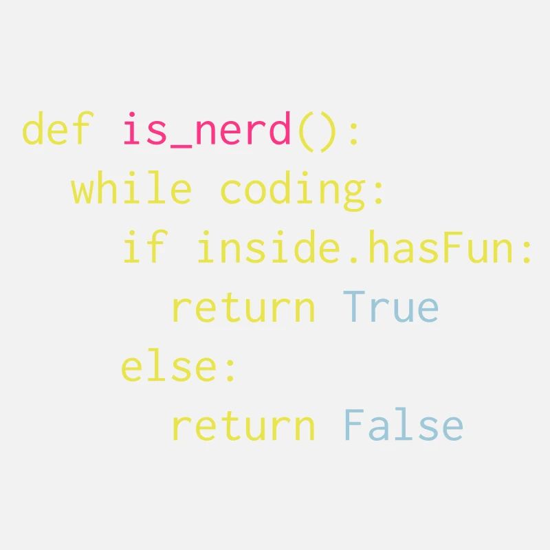 Python Definition von Nerd