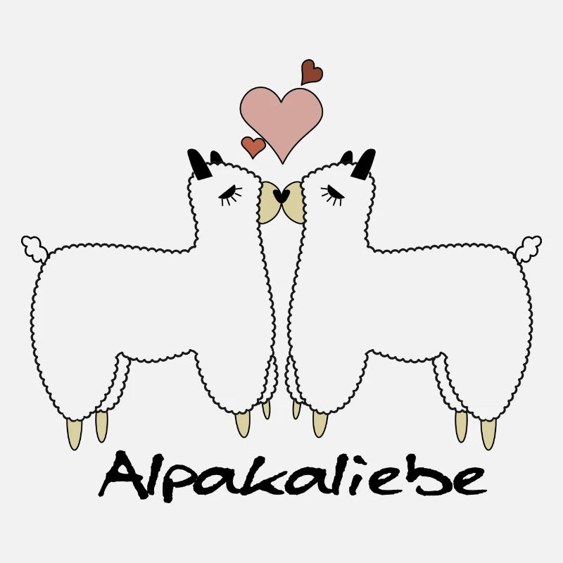 Alpaka Liebe Design