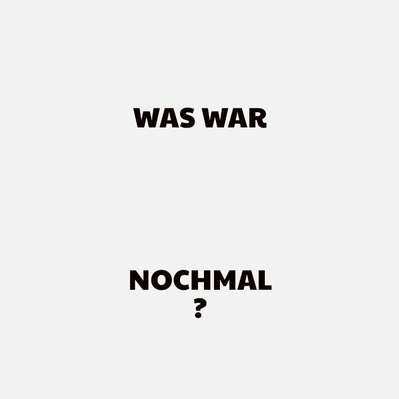 Plan B! Was war Plan B nochmal?