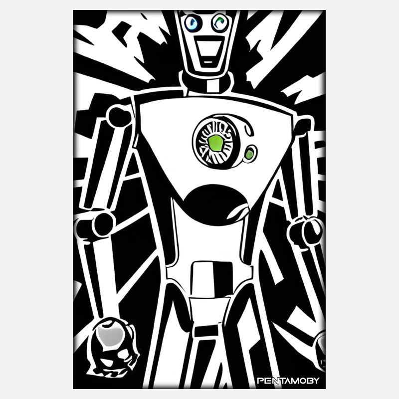 Robot Comic Future Cyborg Machine Technology