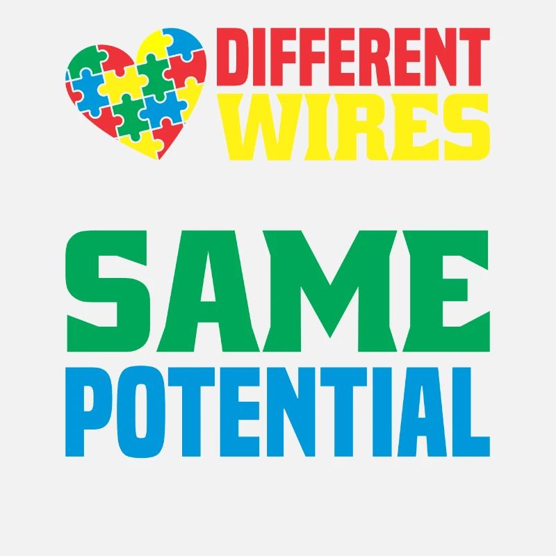autism awareness different wires same potential