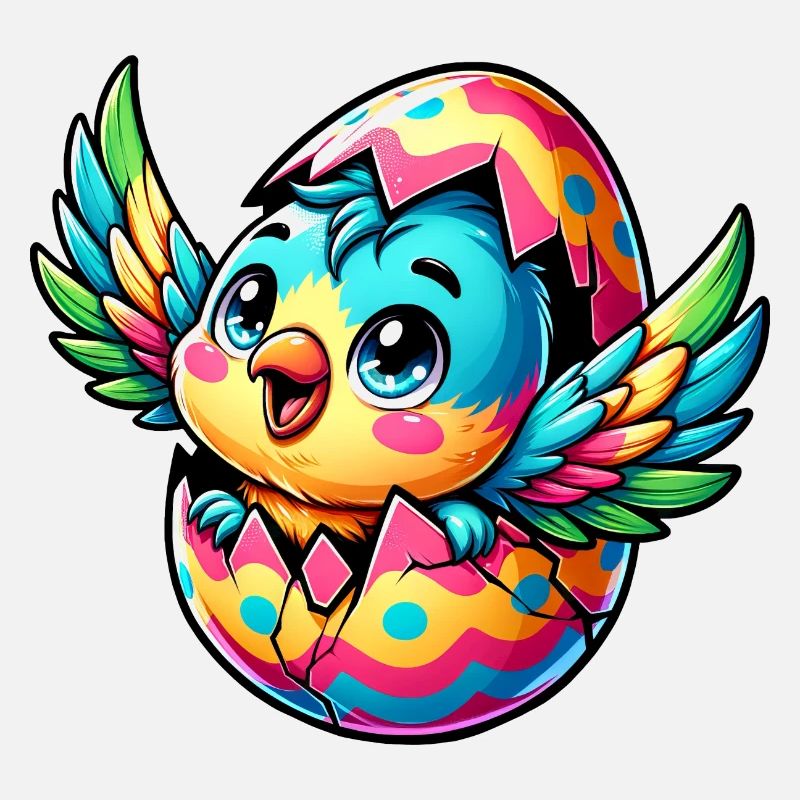 Easter Parrot Hatches from Egg