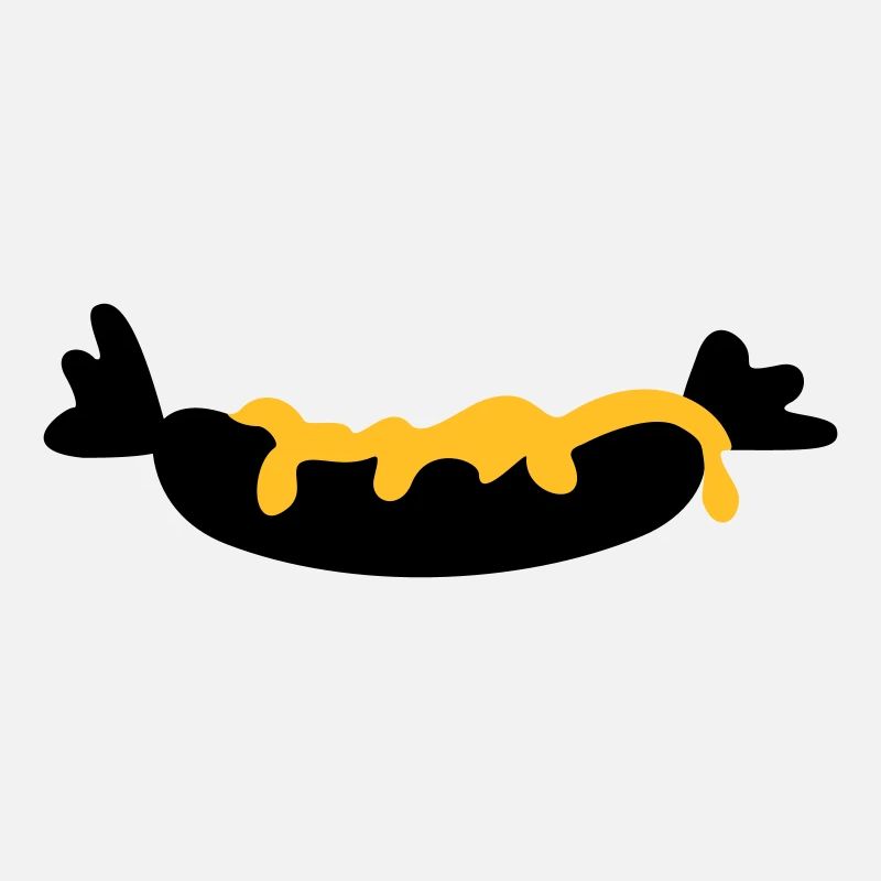 Wurst mit Senf / sausage with mustard (2c)